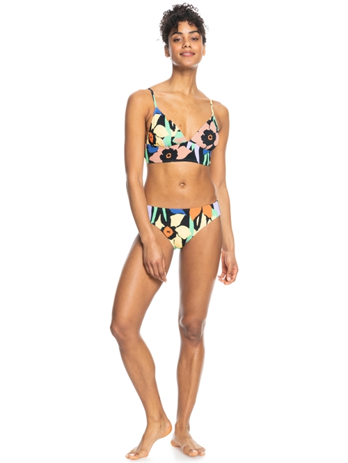 Roxy Color Jam - Tank Bikini Top for Women - Anthracite Flower Jammin